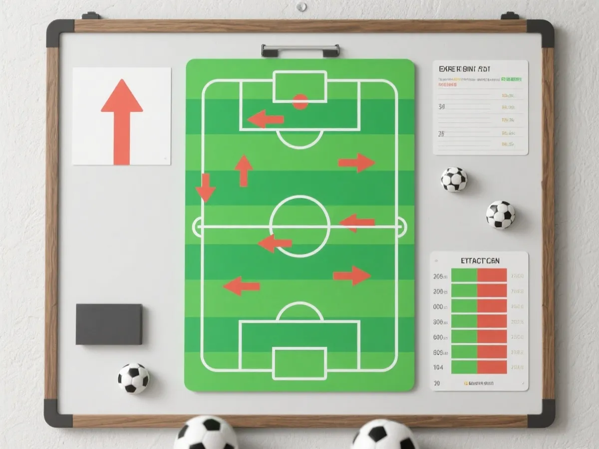 足球战术与进球预期图示